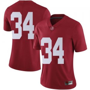 Women's Alabama Crimson Tide #34 Quandarrius Robinson Crimson Limited NCAA College Football Jersey 2403AVBS7